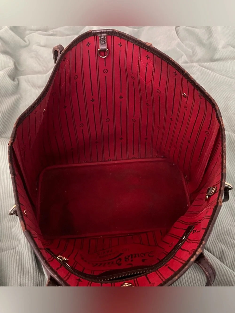 Louis Vuitton 2011 Damier Neverfull Canvas Tote - Picture 3 of 12